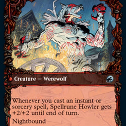 Spellrune Painter // Spellrune Howler (Showcase Equinox) [Innistrad: Midnight Hunt]