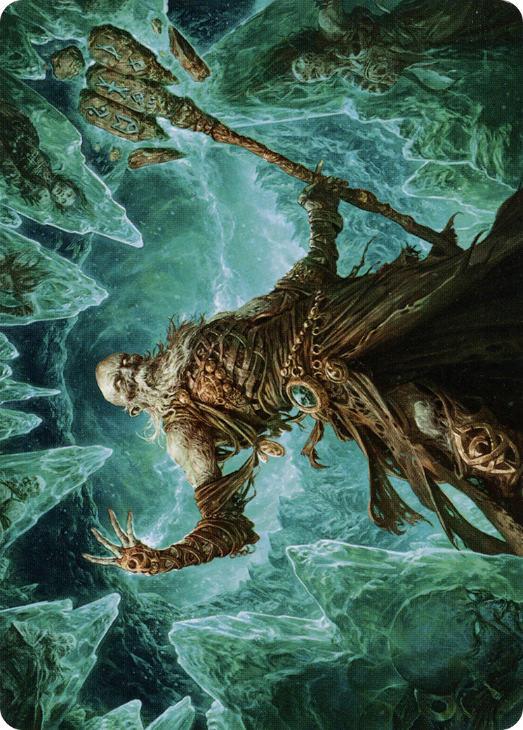 Draugr Necromancer // Draugr Necromancer (ASKHM-022) (Borderless) [Art Series: Kaldheim]