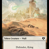 Wall // Kor Ally Double-Sided Token [Commander Masters Tokens]