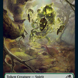 Spirit (002) // Spirit (012) Double-Sided Token [Kamigawa: Neon Dynasty Tokens]