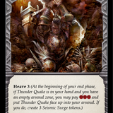 Thunder Quake (Blue) [EVR026] (Everfest)  1st Edition Normal