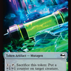 Copy // Mutagen Double-Sided Token [Teenage Mutant Ninja Turtles Tokens]