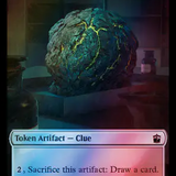 Alien // Clue (0053) Double-Sided Token (Surge Foil) [Doctor Who Tokens]