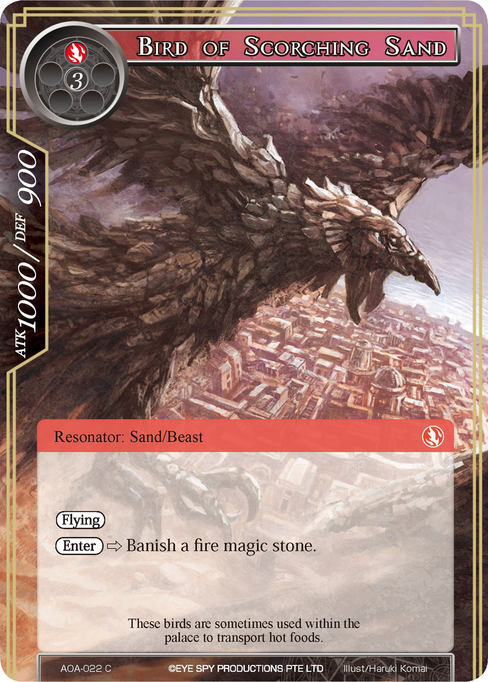 Bird of Scorching Sand (AOA-022) [Awakening of the Ancients]