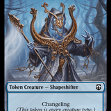 Shapeshifter (0008) (Ripple Foil) // Dragon Double-Sided Token [Modern Horizons 3 Commander Tokens]