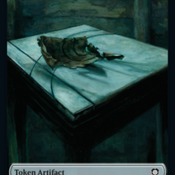 Scrap // Phyrexian Myr Double-Sided Token [The Brothers' War Commander Tokens]