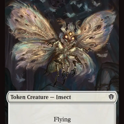 Insect // Rogue Double-Sided Token [Reality Fracture Commander Tokens]