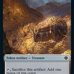 Treasure // Treasure Double-Sided Token [Starter Commander Decks]