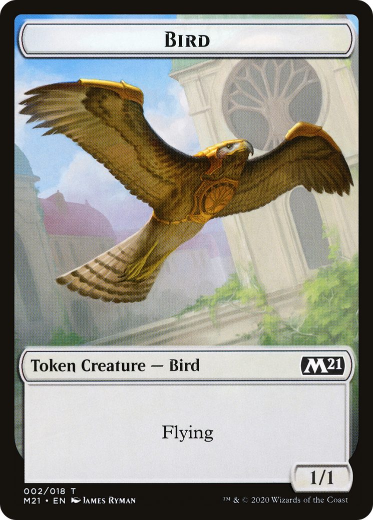 Bird (TM21-002) [Core Set 2021 Tokens] Foil
