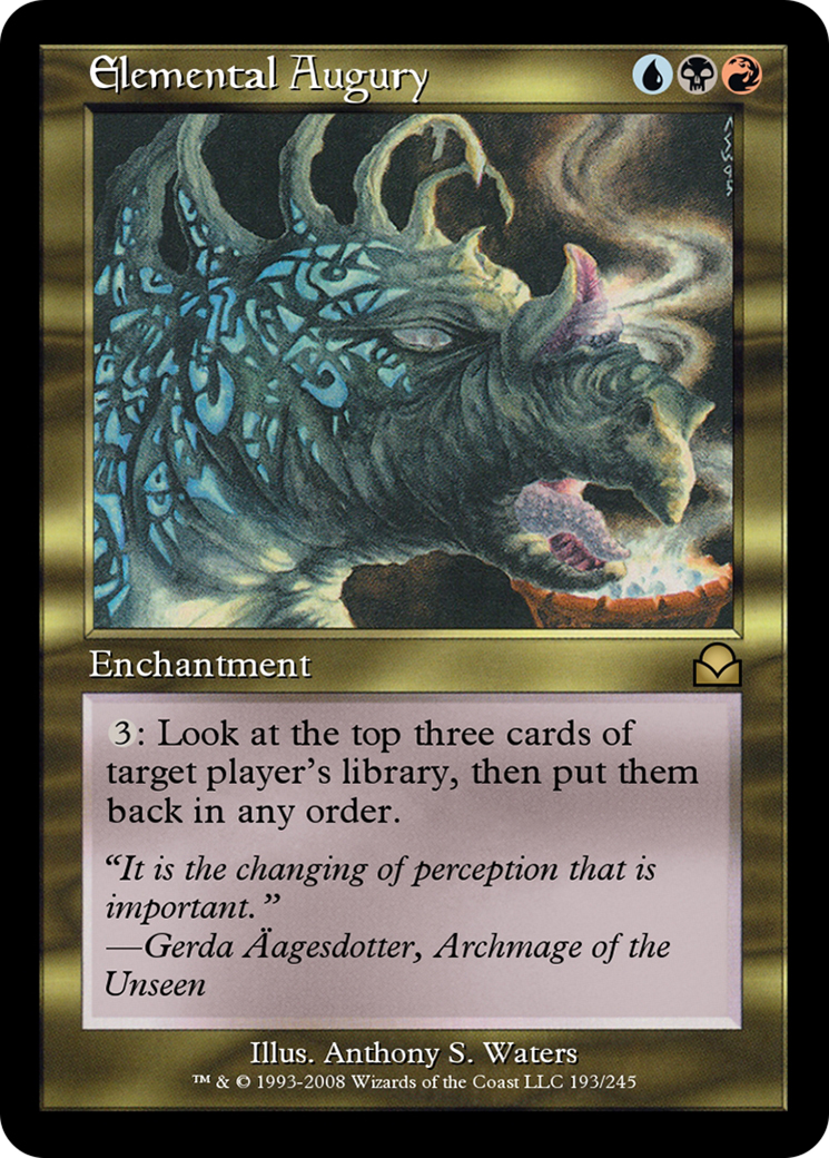 Elemental Augury (ME2-193) [Masters Edition II]