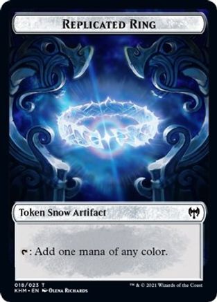 Replicated Ring // Thopter Double-Sided Token (KHC-18 // 8) [Commander: Kaldheim]