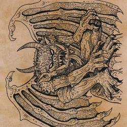 Cloister Gargoyle // Cloister Gargoyle (AAFR-065) (Borderless) [Adventures in the Forgotten Realms Art Series] Foil