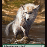 Wolf (0009) // Wolf (0018) Double-Sided Token [Innistrad Remastered Tokens]