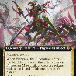 Vishgraz, the Doomhive (Extended Art) [Phyrexia: All Will Be One Commander]