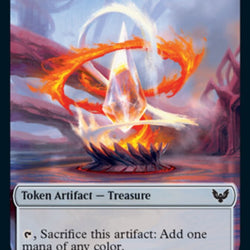 Myr // Treasure Double-Sided Token [Commander 2021 Tokens]