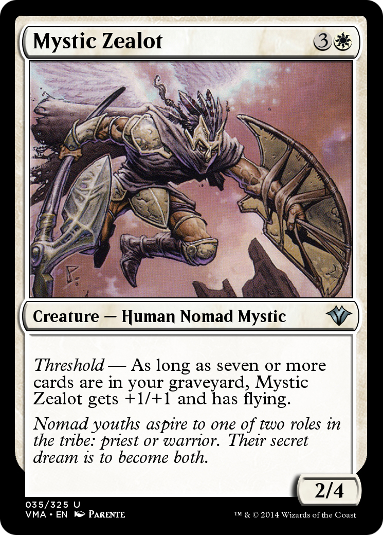 Mystic Zealot (VMA-035) [Vintage Masters] Foil