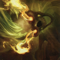 Flameskull // Flameskull (AAFR-014) (Borderless) [Adventures in the Forgotten Realms Art Series]