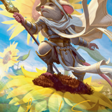 Elspeth, Sun's Champion // Elspeth, Sun's Champion (ABLB-053) (Borderless) [Bloomburrow Art Series] Foil