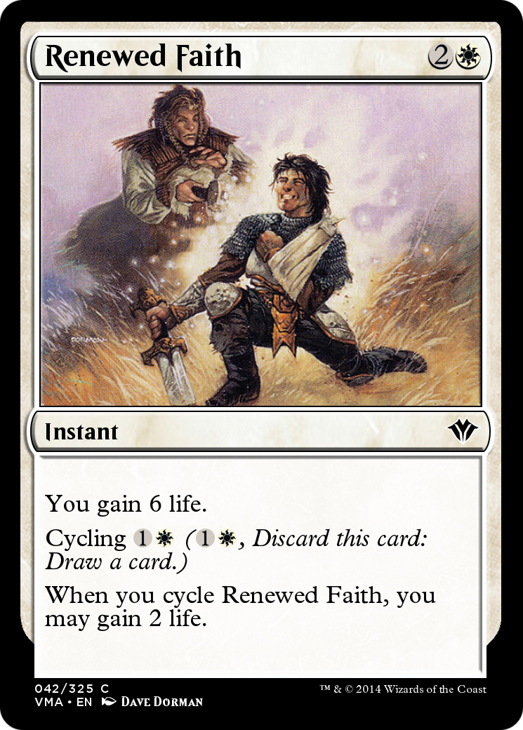 Renewed Faith (VMA-042) [Vintage Masters] Foil