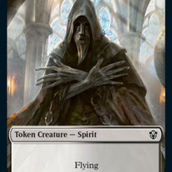 Zombie // Spirit Double-Sided Token [Commander 2021 Tokens]