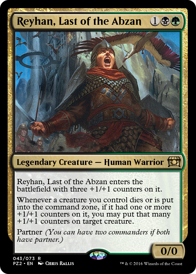 Reyhan, Last of the Abzan (PZ2-043) [Treasure Chest]