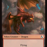 Dragon // Lotus Double-Sided Token [Reality Fracture Tokens]