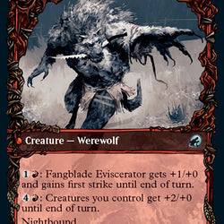 Fangblade Brigand // Fangblade Eviscerator (Showcase Equinox) [Innistrad: Midnight Hunt]