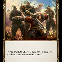 Cut Down to Size (Blue) [OUT203] (Outsiders)  Rainbow Foil