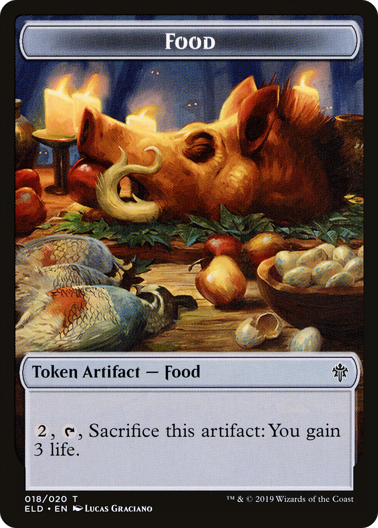 Food (TELD-018) [Throne of Eldraine Tokens]