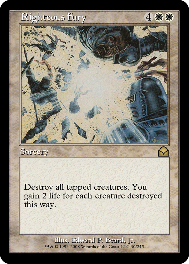 Righteous Fury (ME2-030) [Masters Edition II] Foil