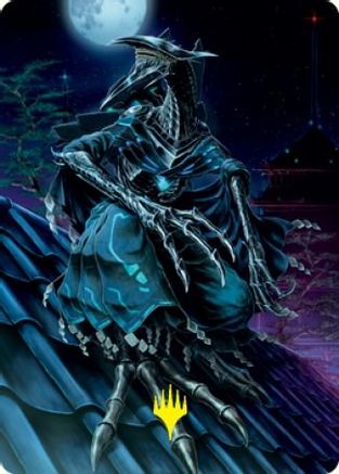 Jin-Gitaxias, Progress Tyrant Art Card (Gold-Stamped Signature) (ASNEO-052) [Art Series: Kamigawa: Neon Dynasty]