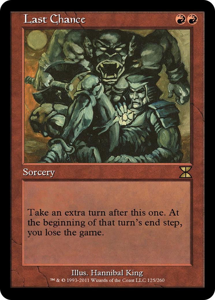 Last Chance (ME4-125) [Masters Edition IV] Foil