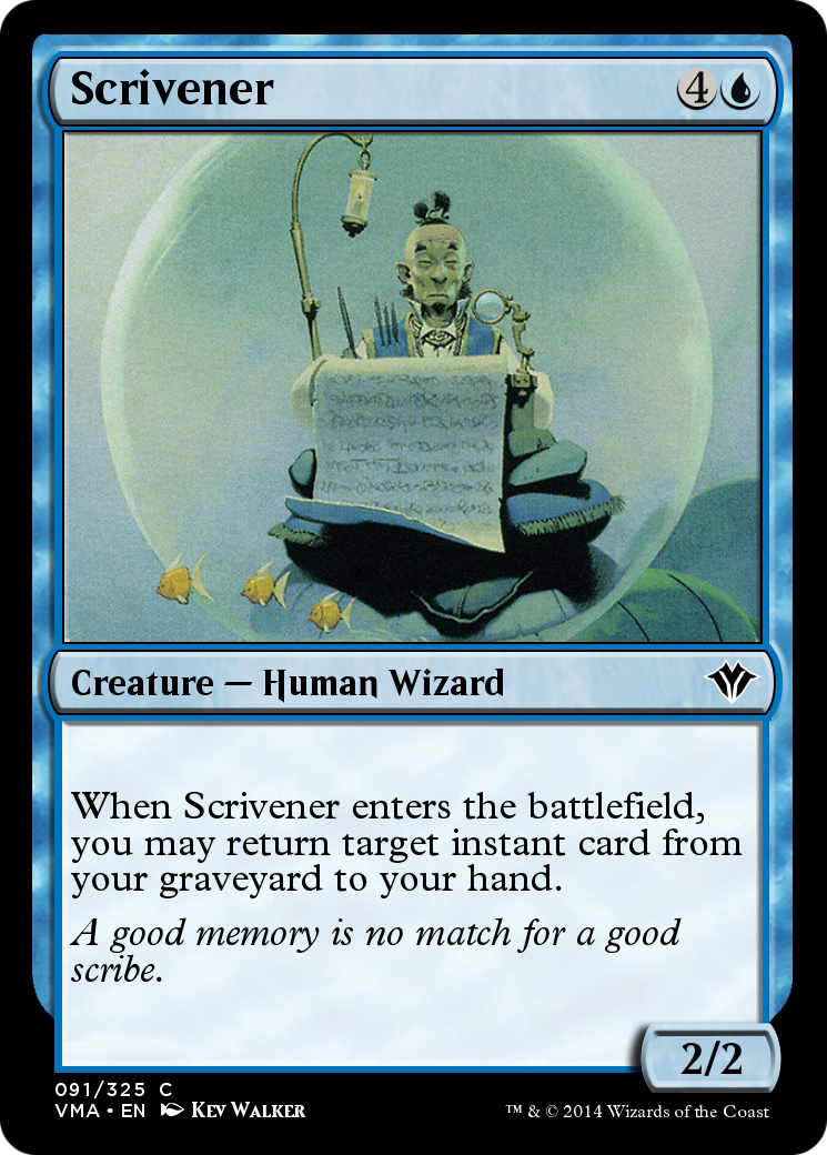 Scrivener (VMA-091) [Vintage Masters] Foil