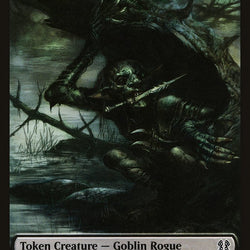 Faerie Rogue // Goblin Rogue Double-Sided Token [Zendikar Rising Commander Tokens]