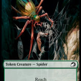 Human // Spider Double-Sided Token [Innistrad: Midnight Hunt Tokens]