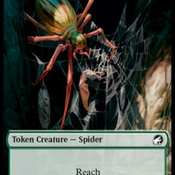 Human // Spider Double-Sided Token [Innistrad: Midnight Hunt Tokens]