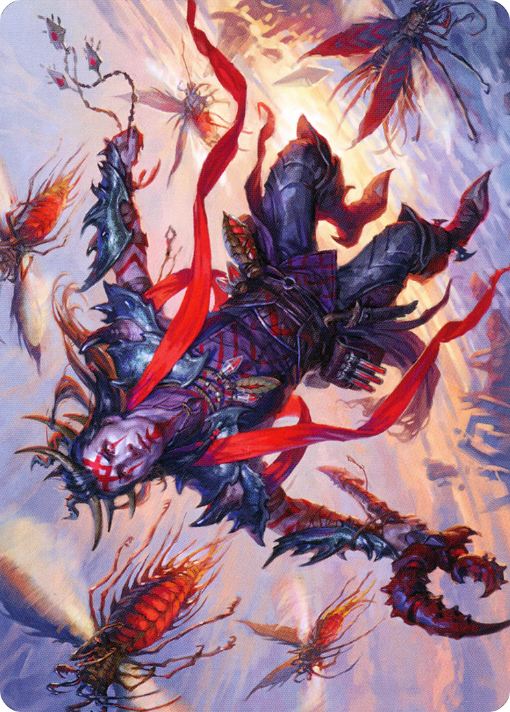 Scion of the Swarm // Scion of the Swarm (AZNR-059) (Borderless) [Zendikar Rising Art Series] Foil