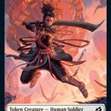 Human Soldier (003) // Zombie Double-Sided Token [Commander 2020 Tokens]