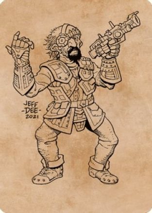 Jan Jansen, Chaos Crafter Art Card (ASCLB-066) [Art Series: Commander Legends: Battle for Baldur's Gate]