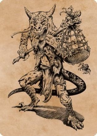 Taunting Kobold Art Card (ASCLB-057) [Art Series: Commander Legends: Battle for Baldur's Gate]