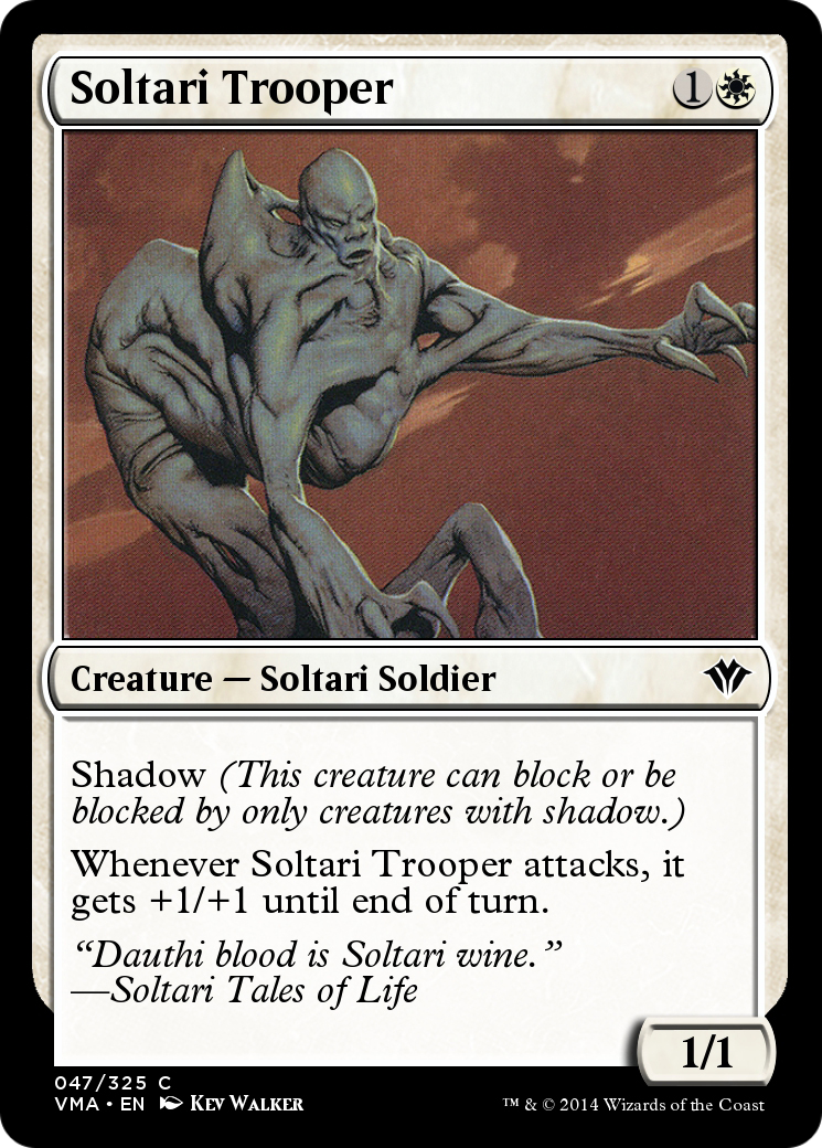 Soltari Trooper (VMA-047) [Vintage Masters] Foil