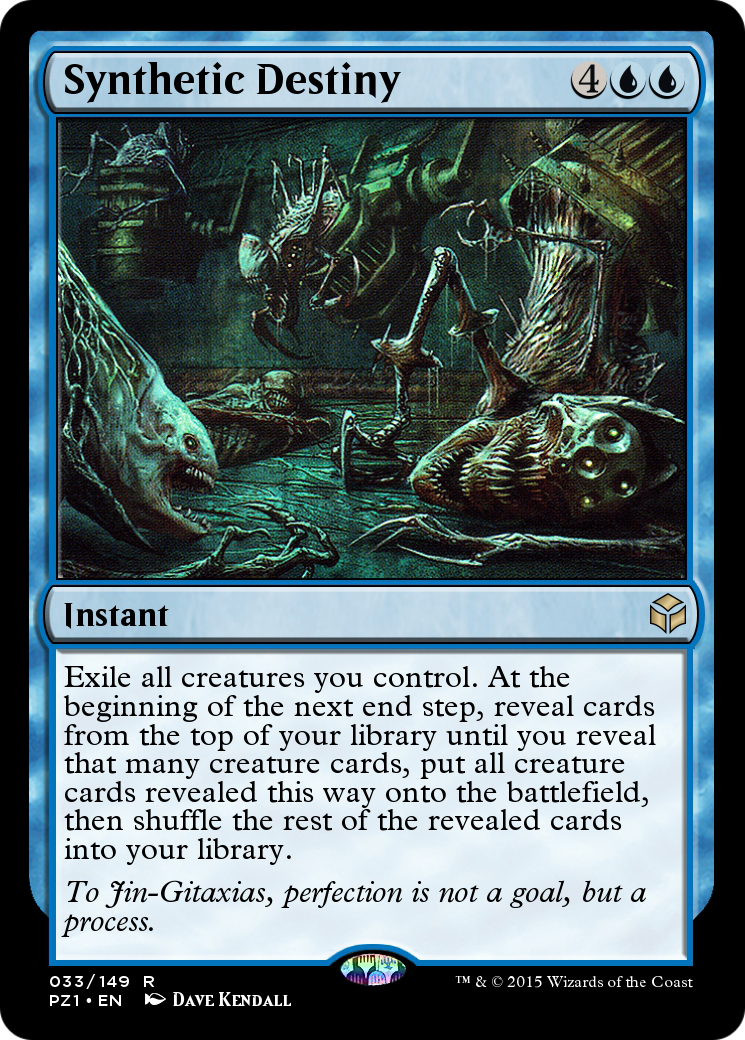 Synthetic Destiny (PZ1-033) [Legendary Cube Prize Pack] Foil