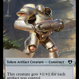 Thopter // Construct (41) Double-Sided Token [Commander Masters Tokens]