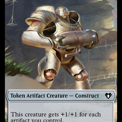 Thopter // Construct (41) Double-Sided Token [Commander Masters Tokens]