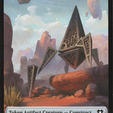 Thopter // Construct (0074) Double-Sided Token [Commander Masters Tokens]