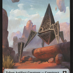 Thopter // Construct (0074) Double-Sided Token [Commander Masters Tokens]