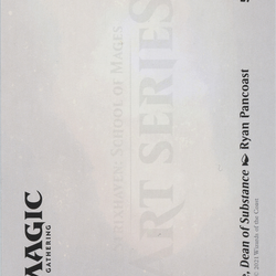 Kianne, Dean of Substance // Kianne, Dean of Substance (ASTX-051) (Borderless) [Strixhaven Art Series] Foil