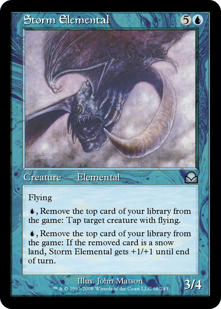Storm Elemental (ME2-068) [Masters Edition II] Foil