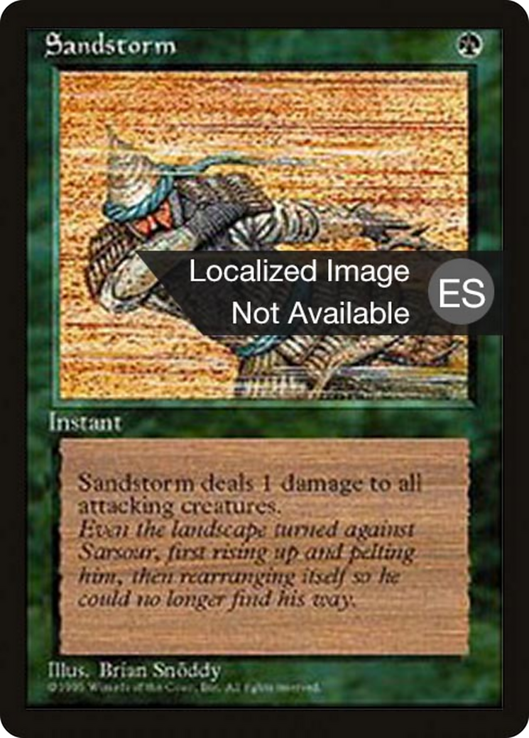 Sandstorm [Fourth Edition Foreign Black Border]