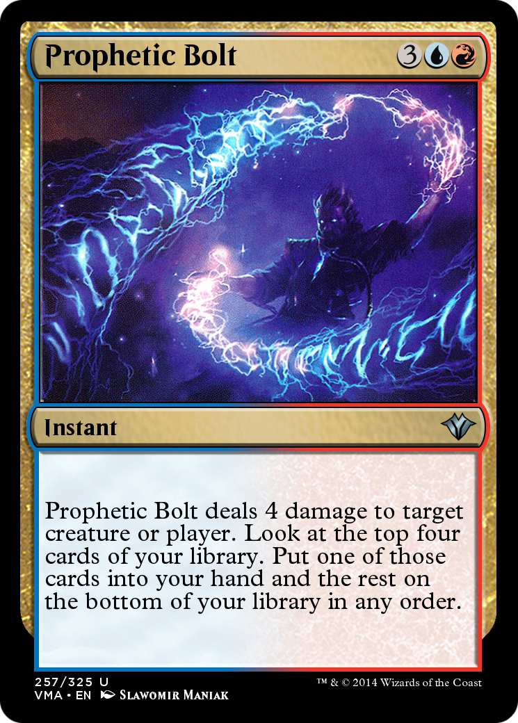 Prophetic Bolt (VMA-257) [Vintage Masters] Foil